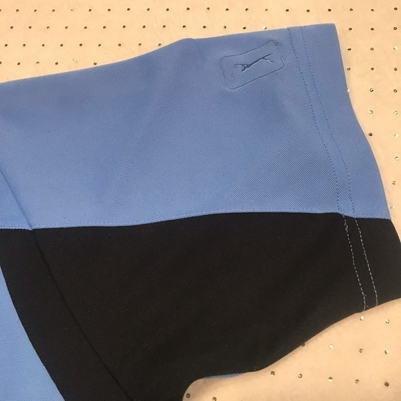 PGA Tour Blue Short Sleeve Dress Golf Polo - Picture 7 of 8